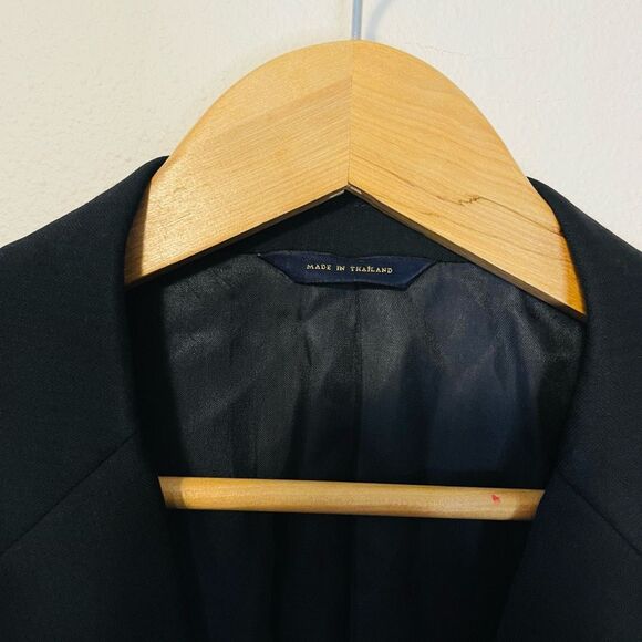 Brooks Brothers Black Wool Sport Coat Size 46R - Picture 4 of 12